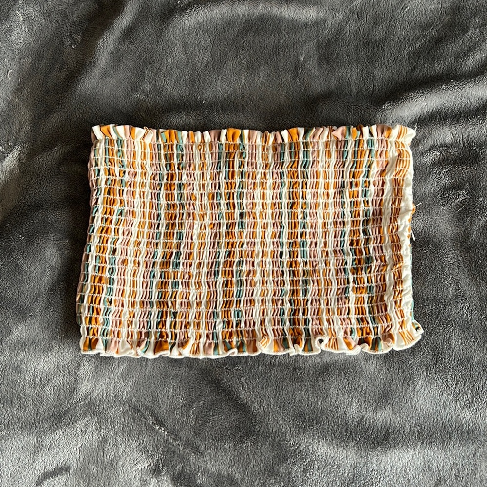 Lulus Striped Crop Tube Top